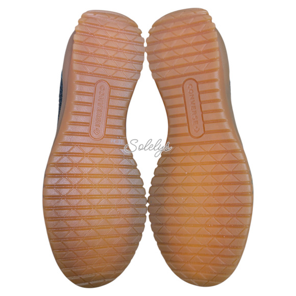 Converse x Swarovski Run Star Trainer Low Emerald Green Leather Sneaker 5 NWT - Picture 7 of 11